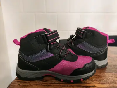 Botas de montaña infantiles rosadas - miniatura 1
