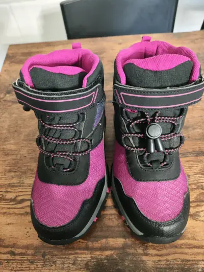 Botas de montaña infantiles rosadas - miniatura 4