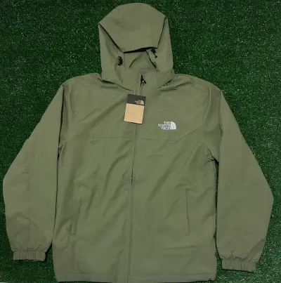 Chaqueta impermeable verde - miniatura 1