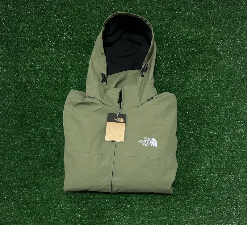 Chaqueta impermeable verde - 3