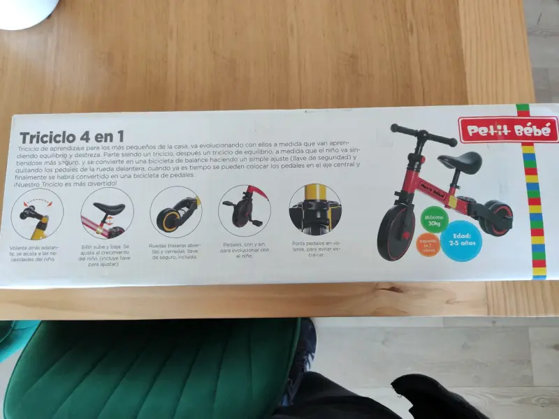 Triciclo 4 en 1 Petit Bébé - 1