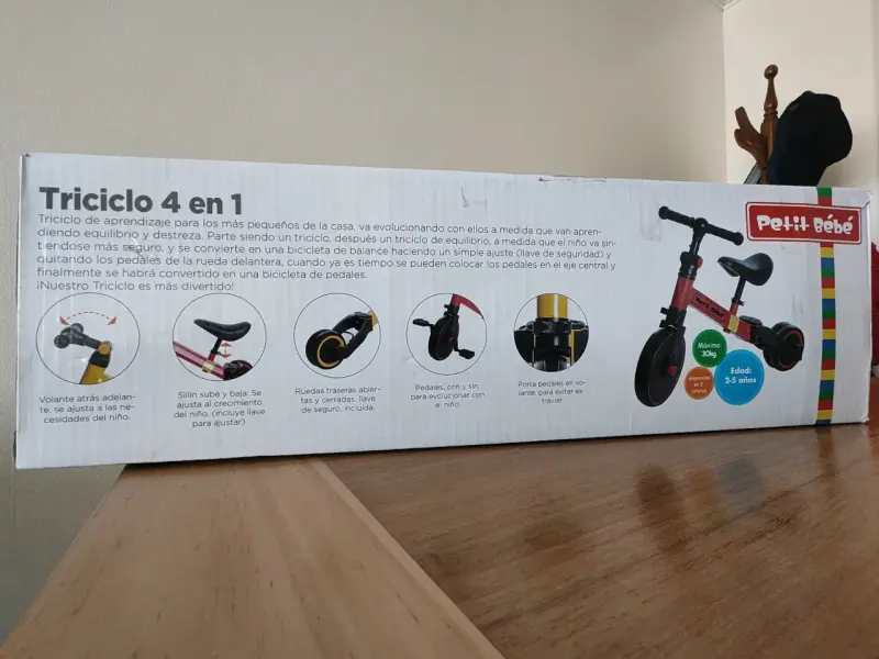Triciclo 4 en 1 Petit Bébé - 3