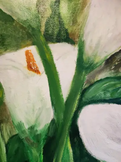 Pintura al oleo de calas - miniatura 5