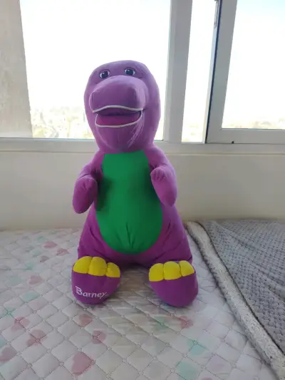 Peluche Barney grande - miniatura 2