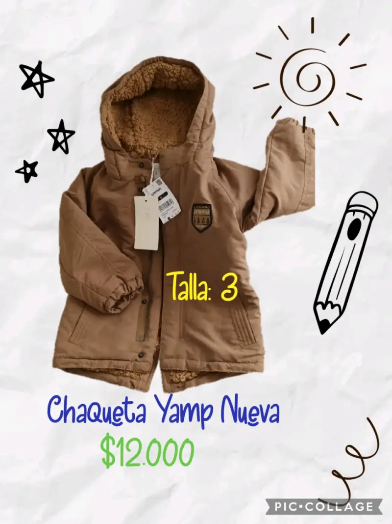 Chaqueta Yamp marrón para niño