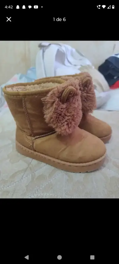 Botas infantiles marrones - miniatura 1