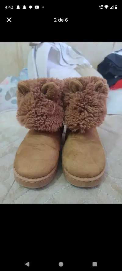 Botas infantiles marrones - miniatura 2