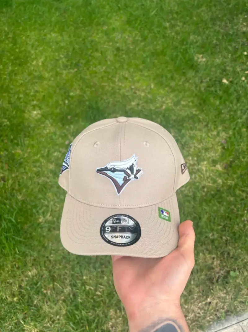Gorra beige snapback - 1