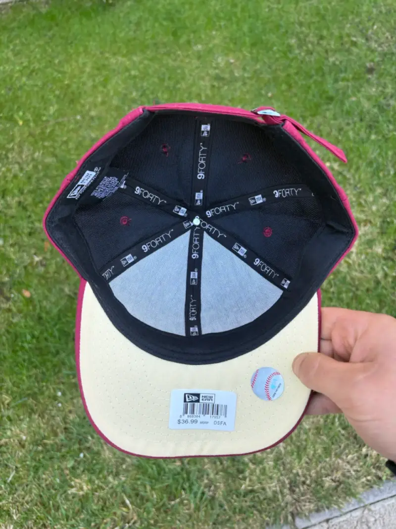 Gorra Snapback Bordó LA - 5