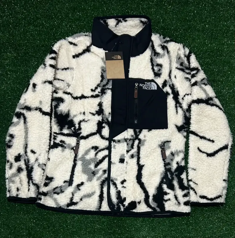 Chaqueta polar diseño mármol - 1