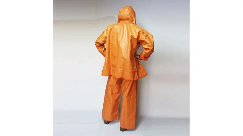 Traje impermeable engomado - 4