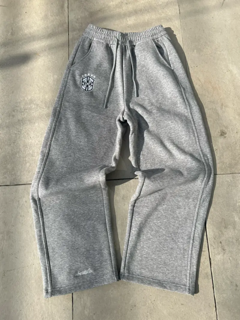 Buzo Baggy Brasil Gris - 1