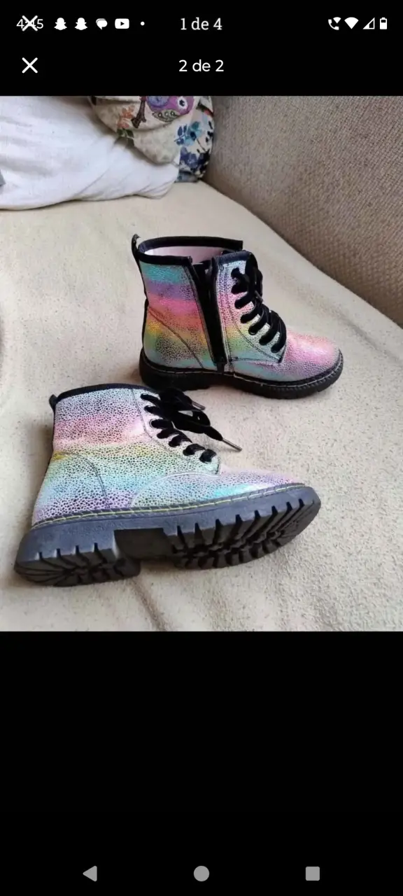 Botas multicolor para niña - 2
