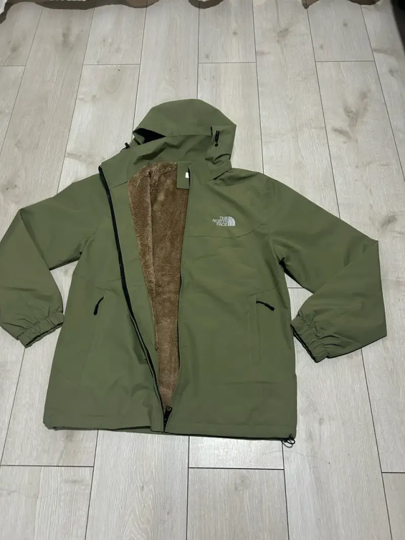 Parka verde con interior peludo The North Face - 1