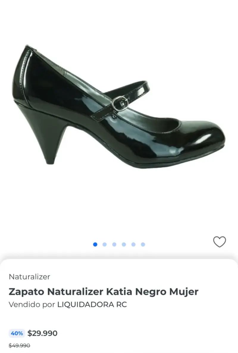 Zapatos de charol negro Naturalizer - 4