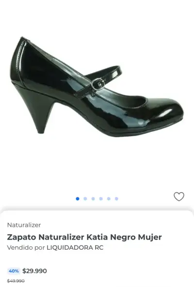 Zapatos de charol negro Naturalizer - miniatura 4