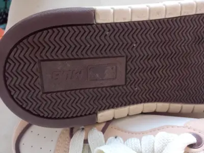 Zapatillas deportivas beige 2 usos  originales - miniatura 2