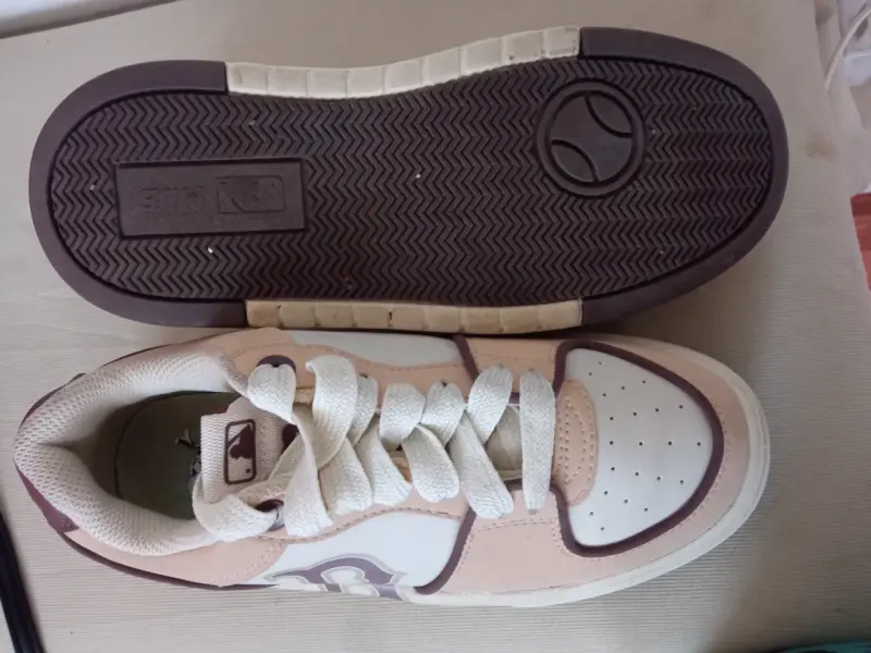 Zapatillas deportivas beige 2 usos originales - 4