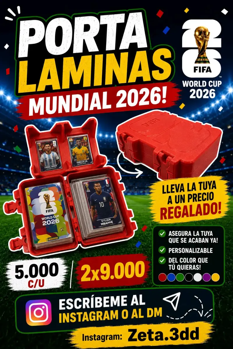 Porta láminas Mundial 2026