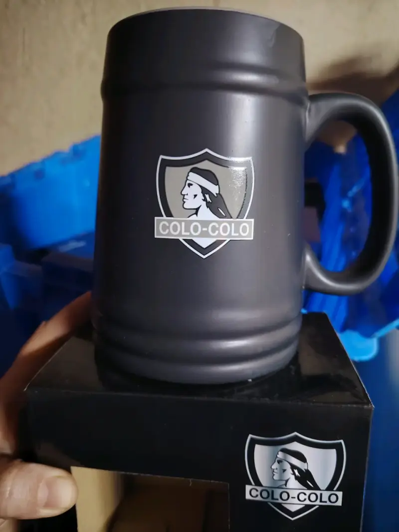 Vaso schopero Colo-Colo cerámica - 2