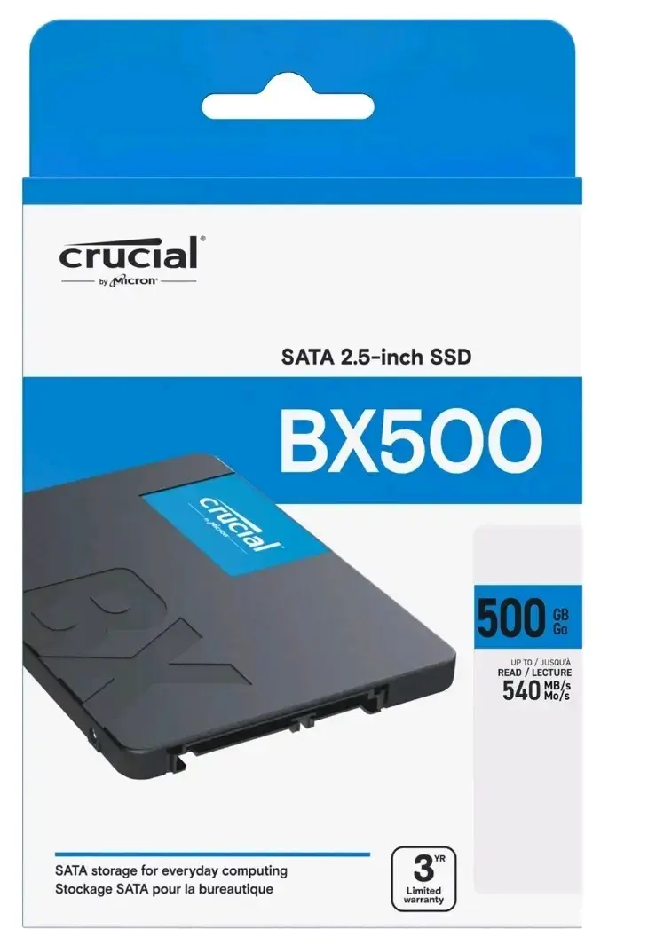 Disco SSD Crucial BX500 500GB
