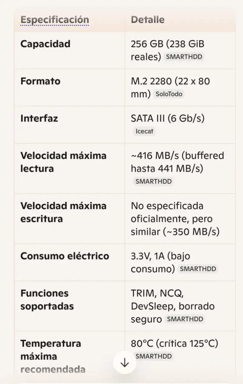 SSD SK Hynix 256GB M.2 - 2