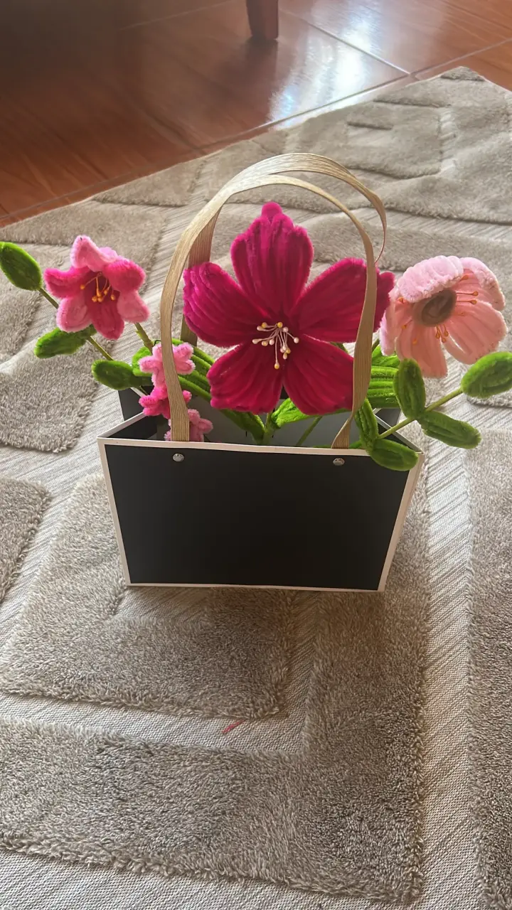 Ramo de flores de tela - 1