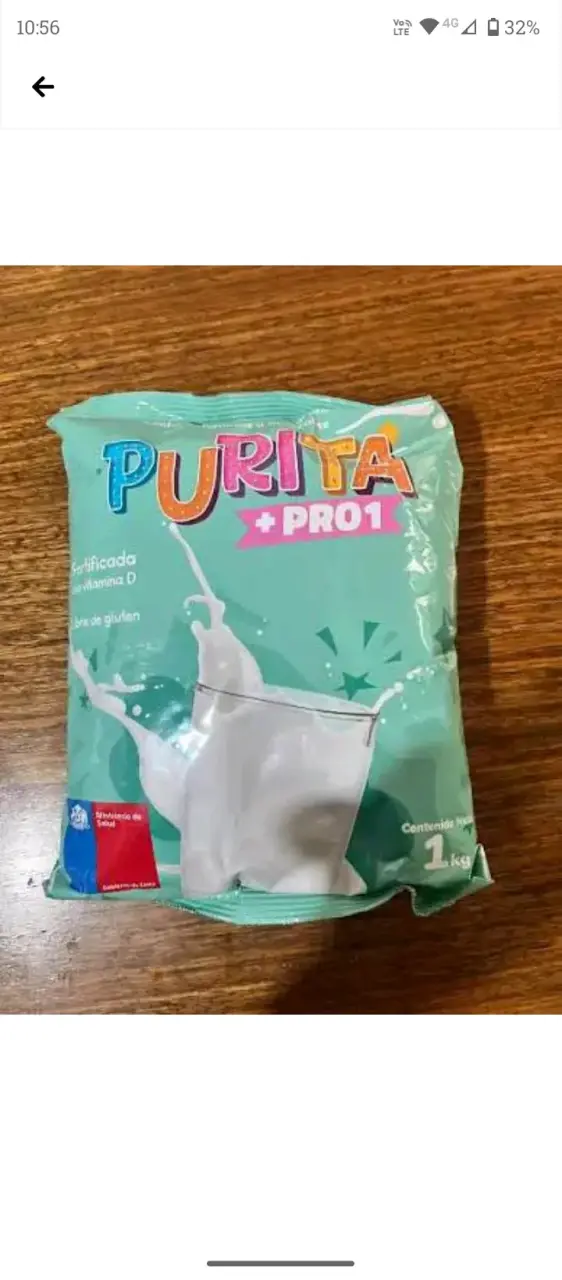 Leche Purita Pro 1 kg 3 disponibles