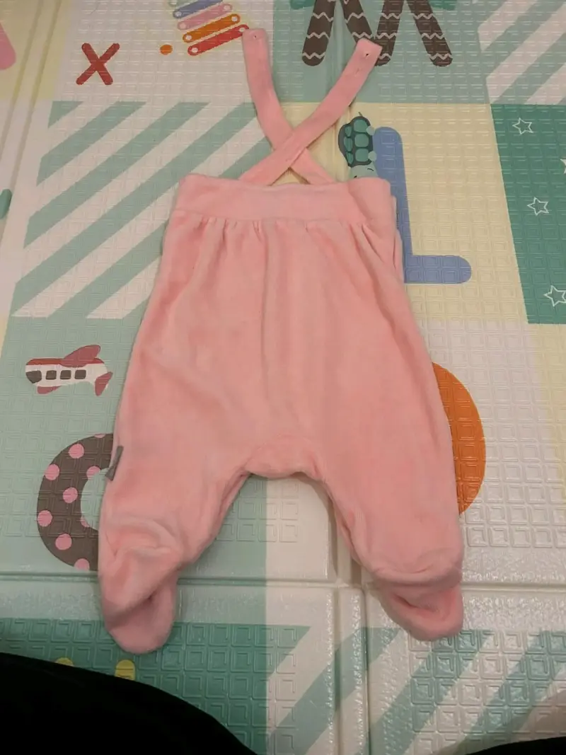 Conjunto jardinera y polera para bebé - 3
