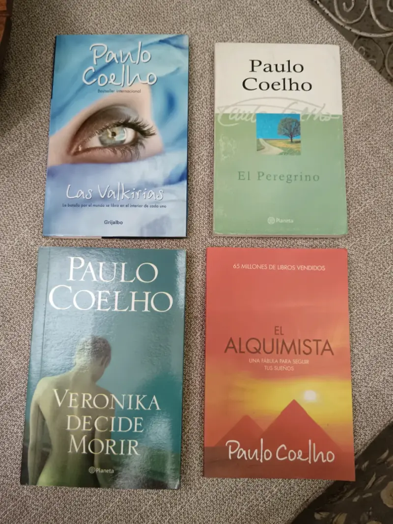 Lote de 4 libros de Paulo Coelho