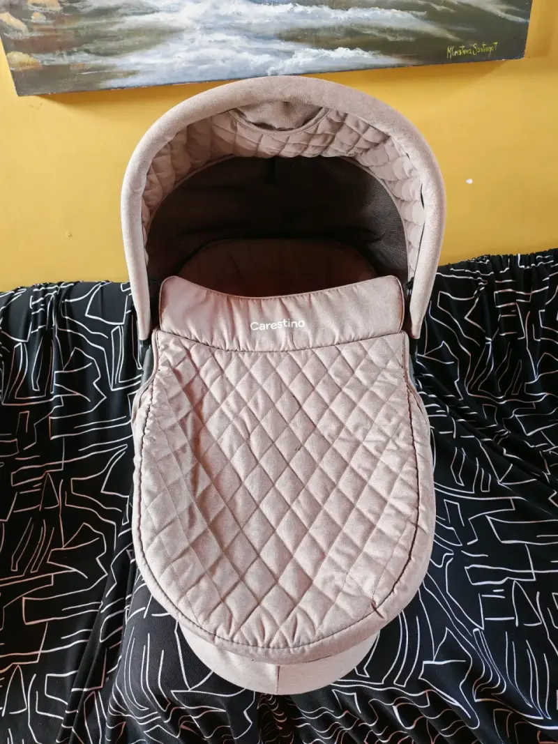 Capazo para bebé gris Carestino - 1