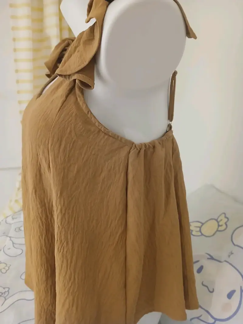Blusa soltura marrón - 1