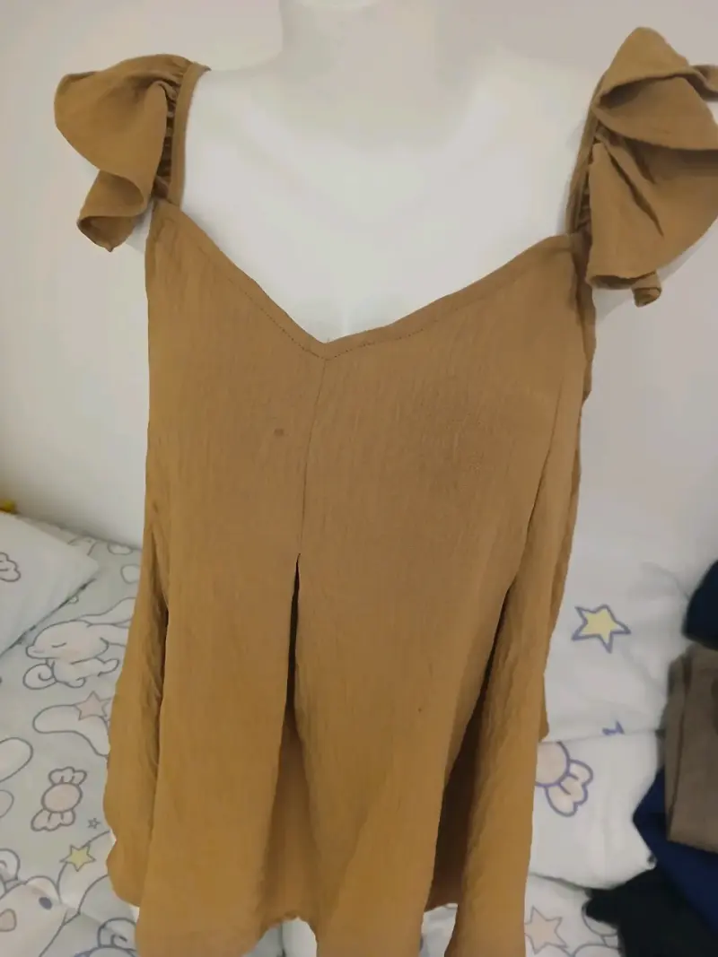 Blusa soltura marrón - 3