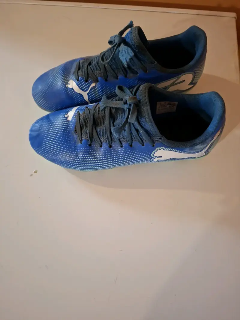 Botines de fútbol Puma azul - 2