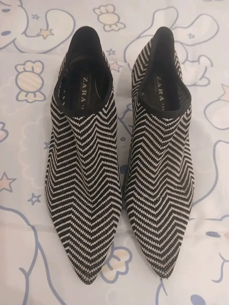 Zapatos Zara estampado zigzag - 1