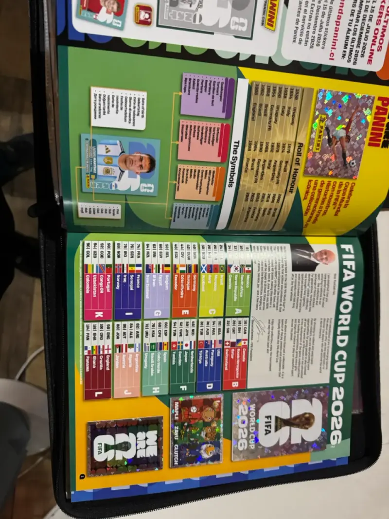 Álbum Panini Mundial 2026 tapa dura edición normal - 4