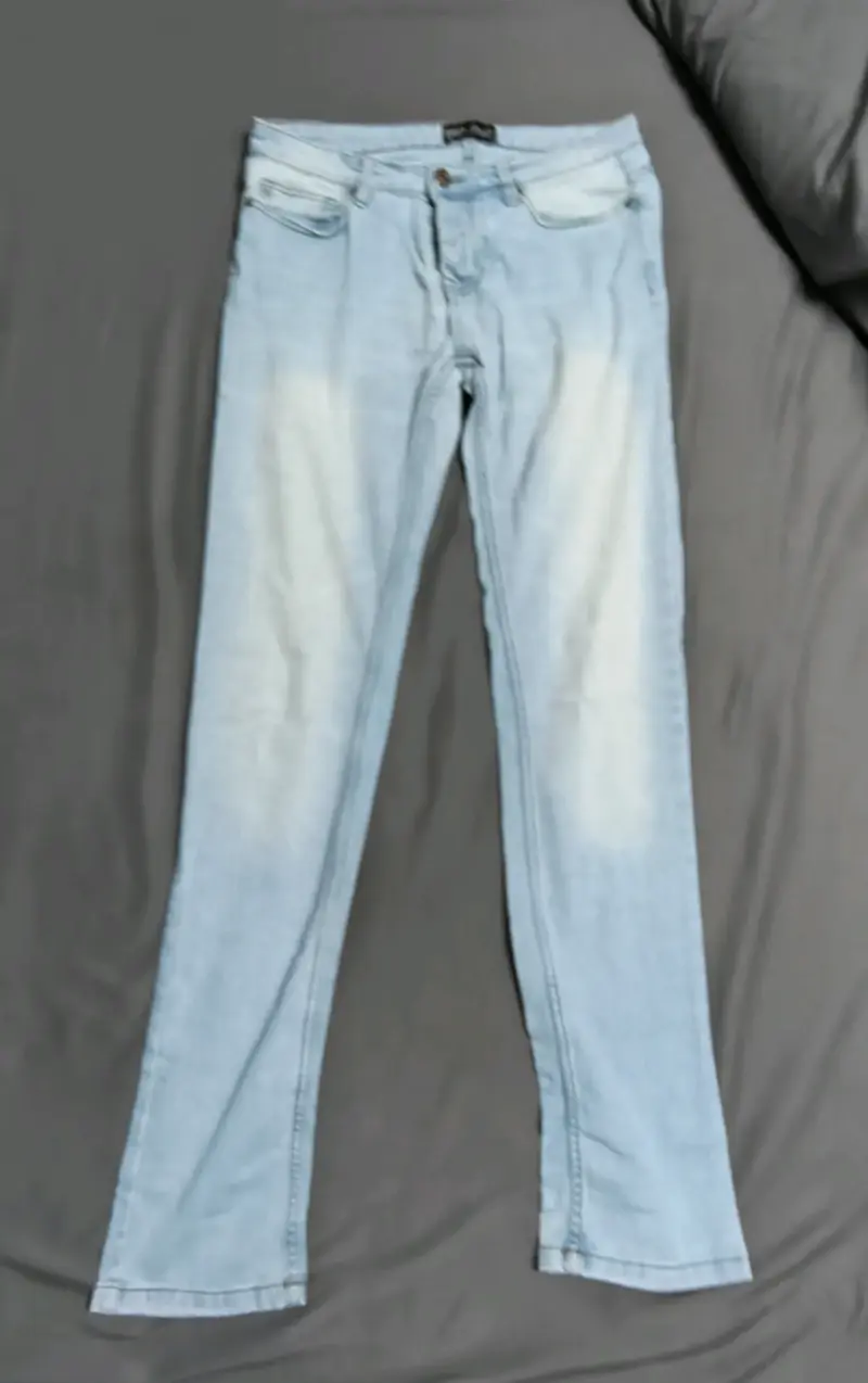 Jeans celestes desgastados - 1