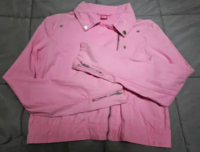 Chaqueta rosada con cierre - miniatura 3