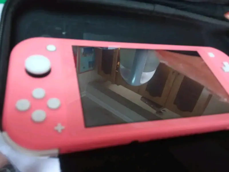 Consola portátil color rosa - 1