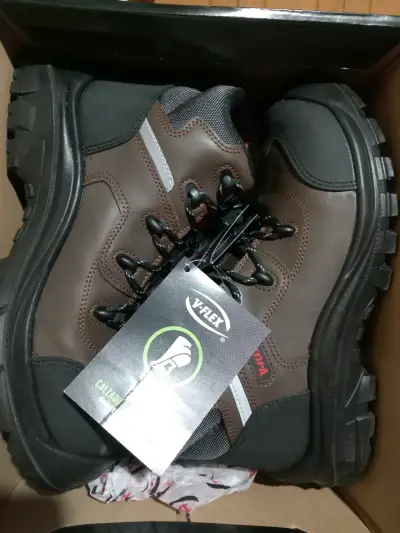 Botas trekking V-Flex marrón - miniatura 1