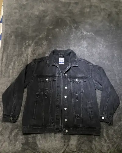 Chaqueta de mezclilla gris | Excelente estado - miniatura 1