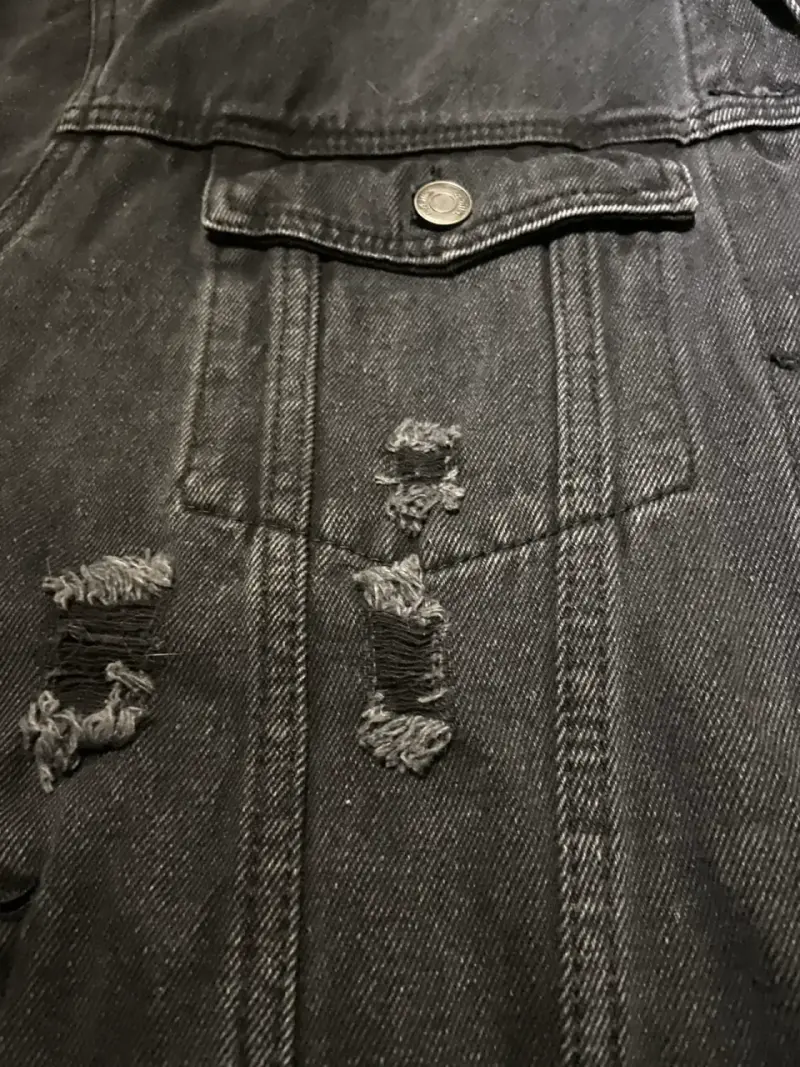 Chaqueta de mezclilla gris | Excelente estado - 3