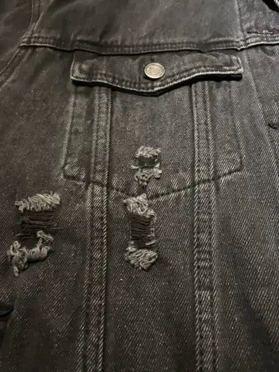 Chaqueta de mezclilla gris | Excelente estado - miniatura 3