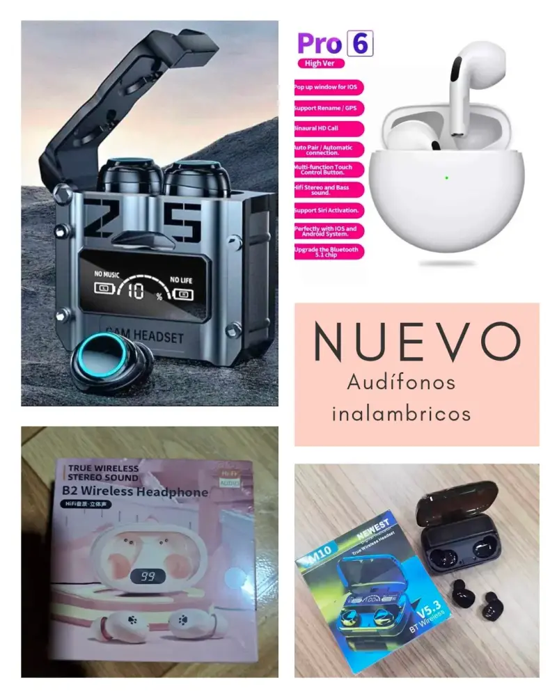 Audífonos inalámbricos Bluetooth - 1
