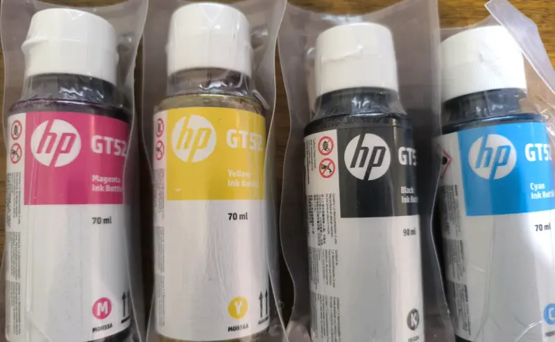 Botellas de tinta HP GT52 y GT53 - 1