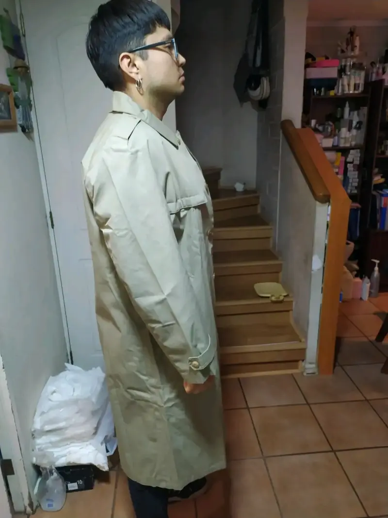 Abrigo largo beige - 2