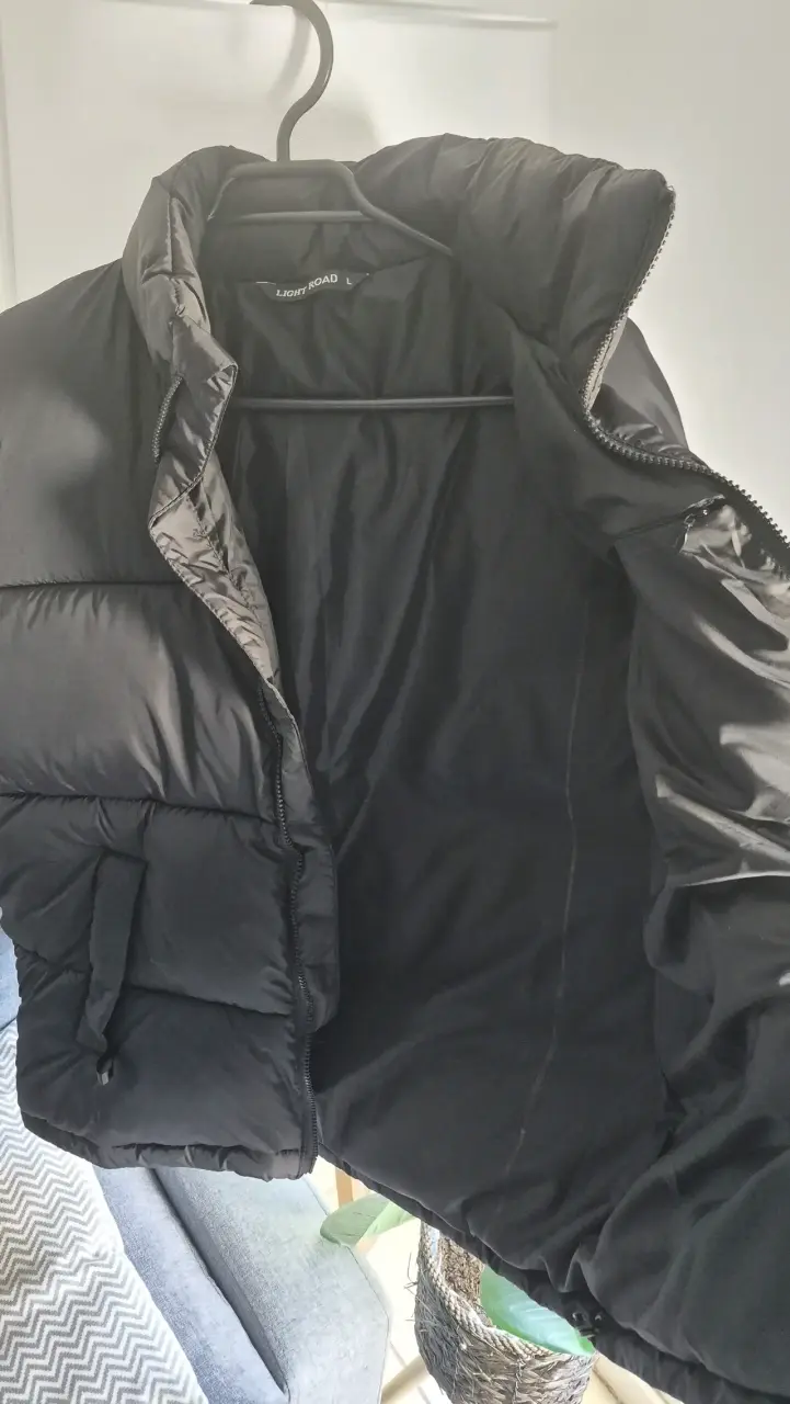 Parka negra TNF talla L - 3