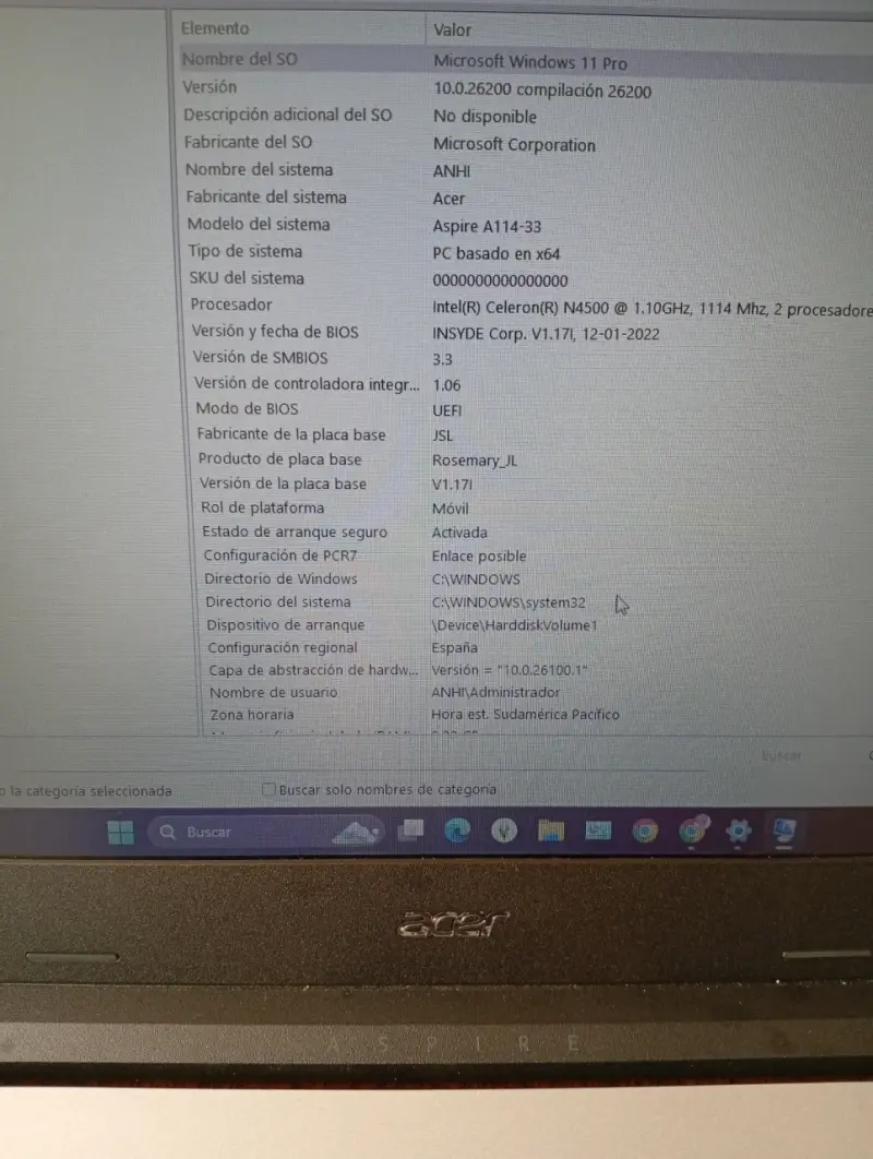 Notebook Acer en buen estado - 3