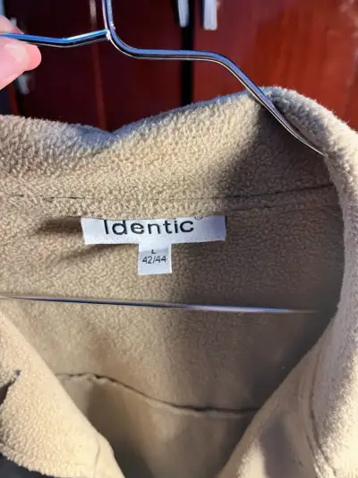 Chaqueta negra de eco cuero Identic - miniatura 3