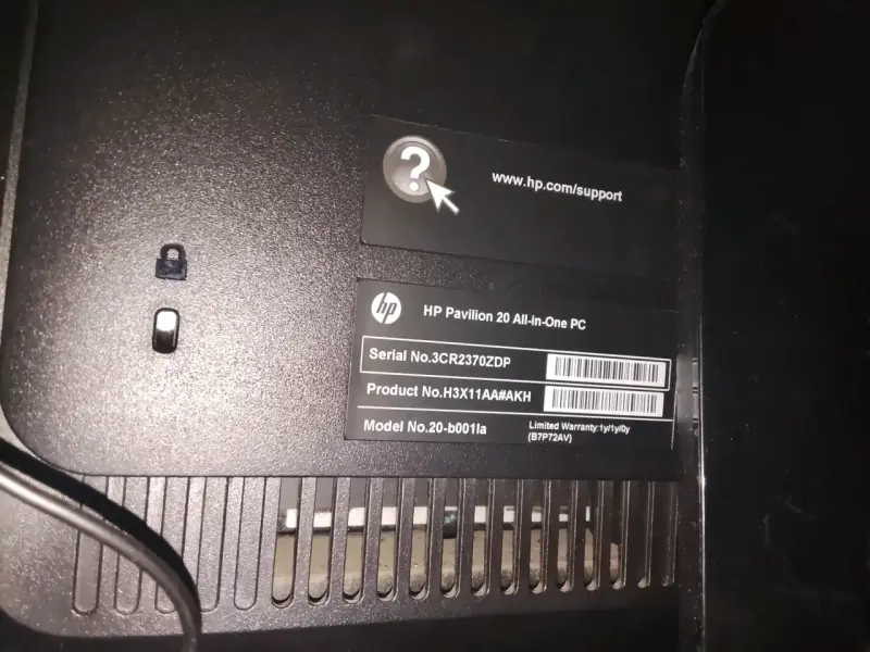 Computador all-in-one HP negro - 2